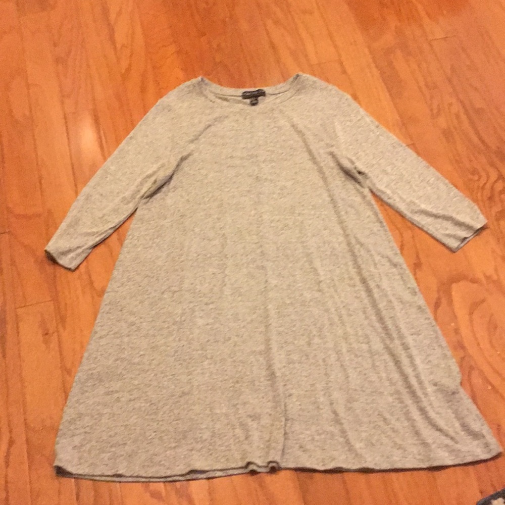 Plus size sweater skater dress